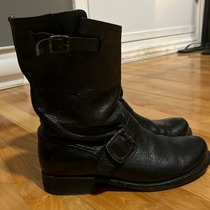 FRYE Veronica Boots Black Size 7 (fits 7.5)